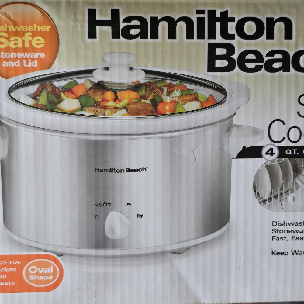 Hamilton Beach~Slow Cooker~Silver~NIB - Picture 2 of 4
